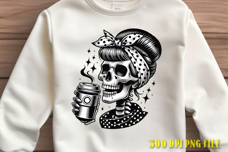 coffee-lover-skull-design