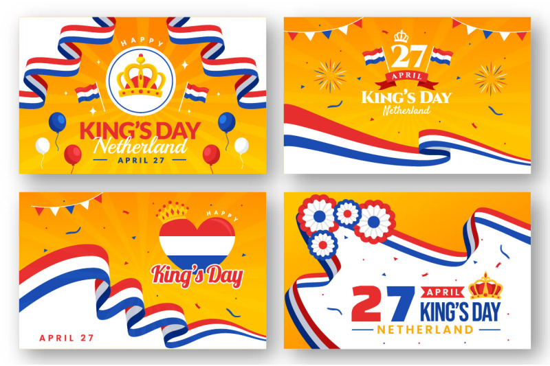 12-kings-netherlands-day-illustration