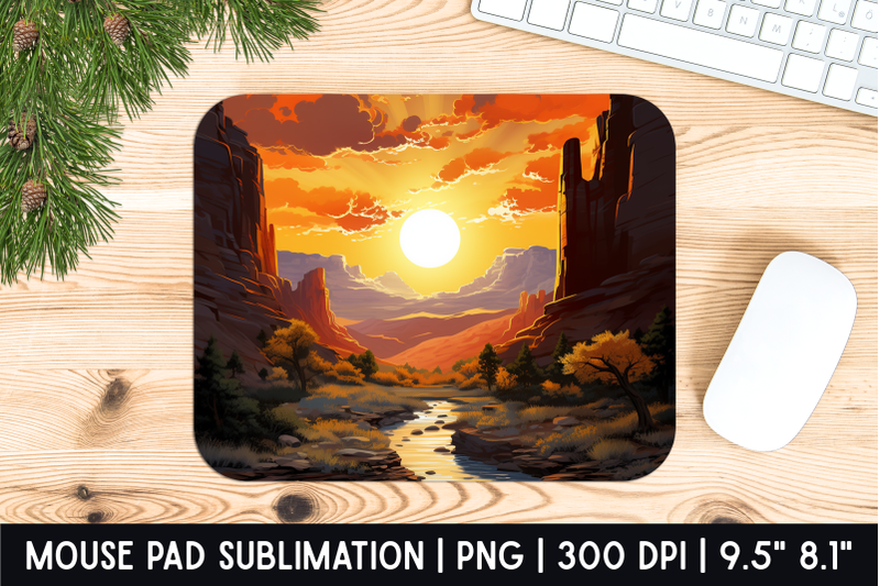 sunset-mouse-pad-sublimation-designs-mousepad