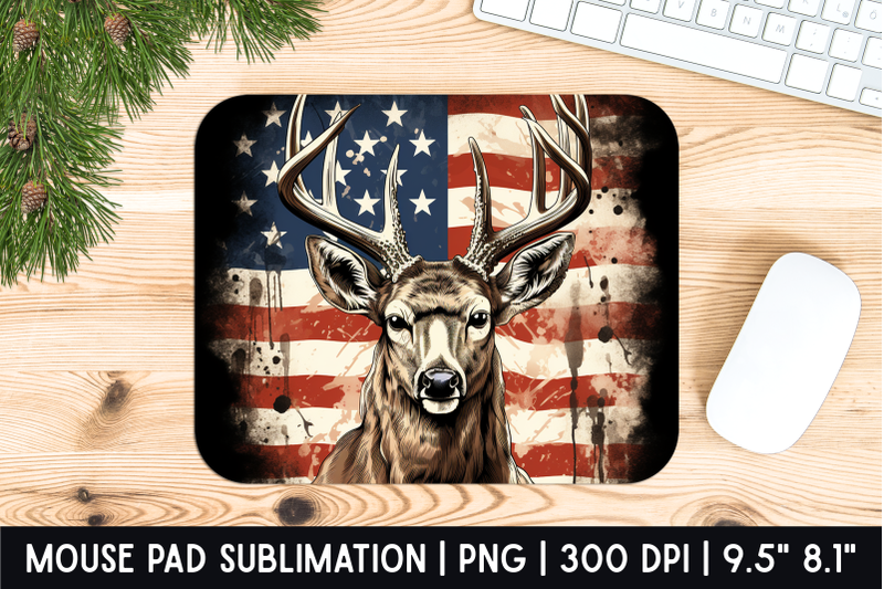 usa-deer-mouse-pad-sublimation-designs-mousepad