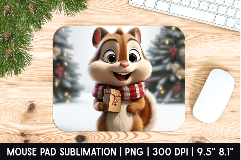 squirrel-mouse-pad-sublimation-designs-mousepad