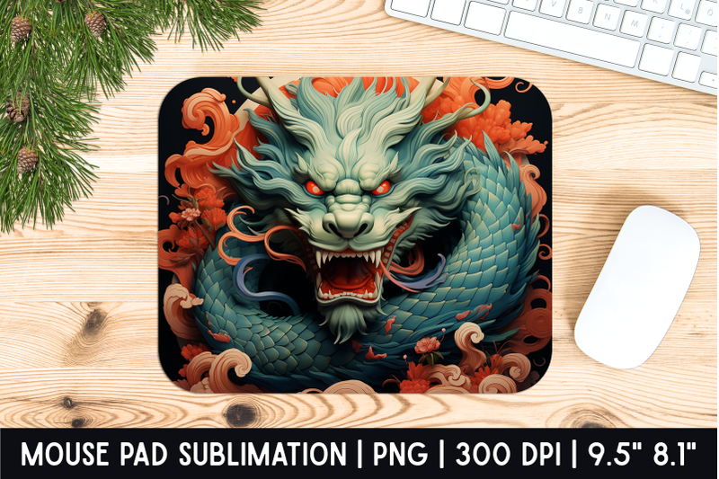 dragon-mouse-pad-sublimation-designs-mousepad