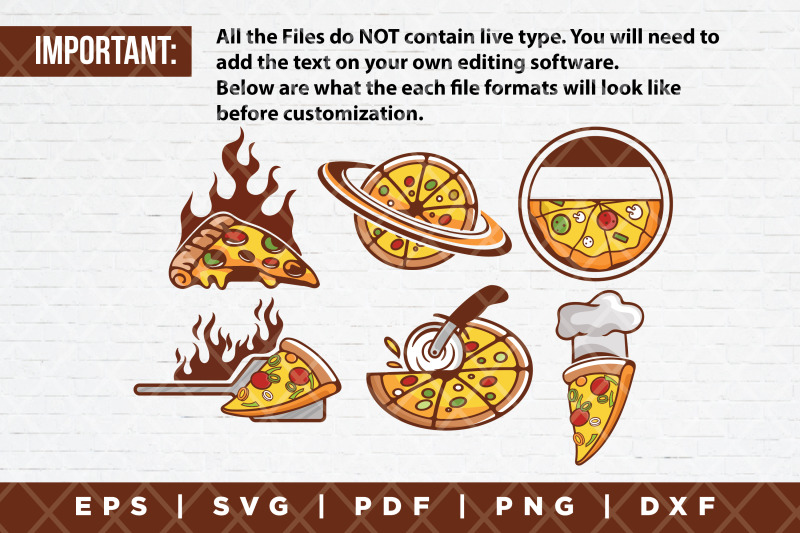 pizza-sign-logo-bundle-template