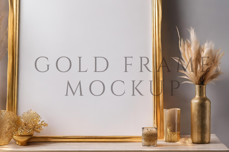 gold-frame-mockup-boho-aesthetic-wedding-sign-mockup