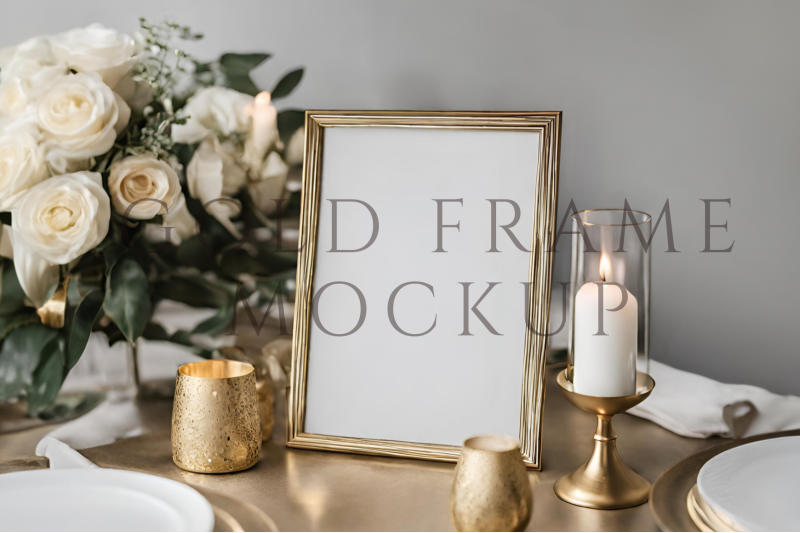 wedding-sign-gold-frame-mockup-table-frame-mockup