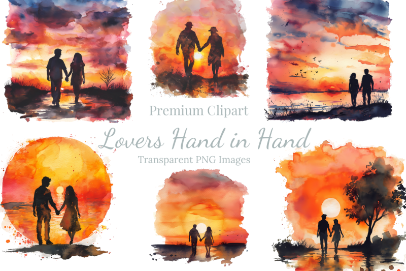 romantic-sunset-valentine-039-s-day-clipart