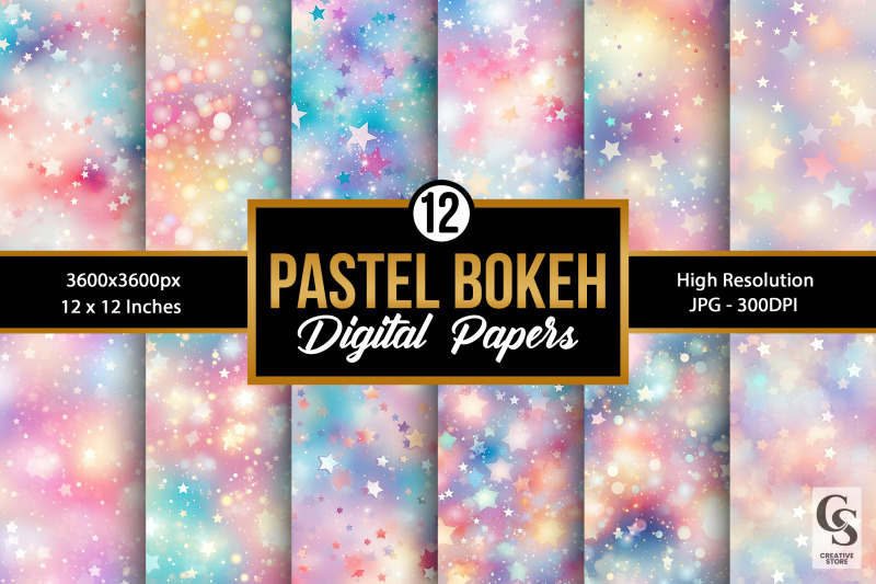 pastel-bokeh-stars-digital-papers