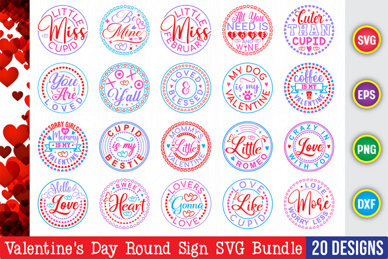 valentine-039-s-day-round-sign-svg-bundle