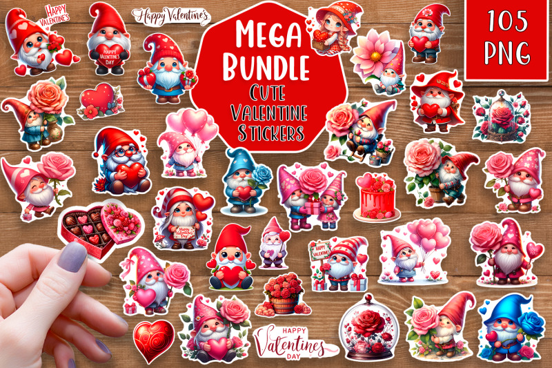 valentine-gnome-stickers-bundle-valentine-love-gnome-in-png