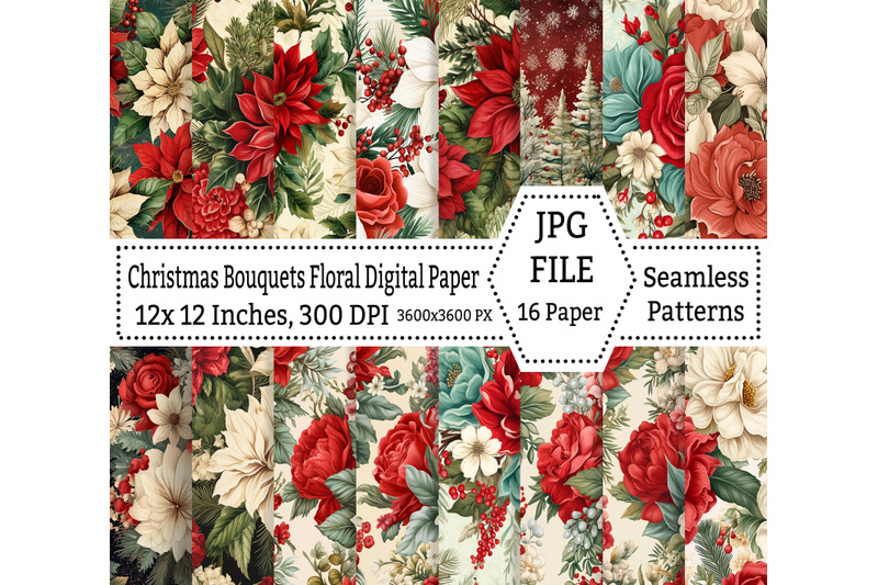 festive-christmas-floral-paper-and-patterns