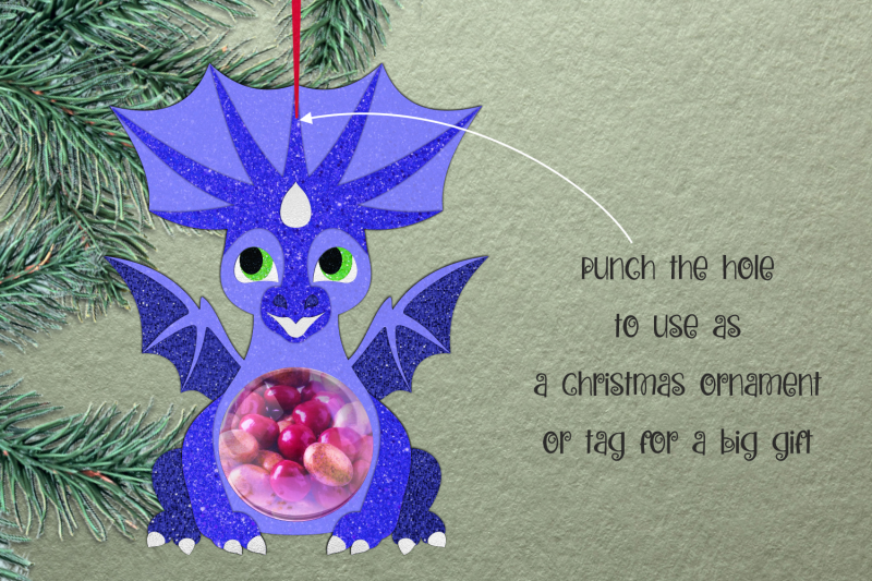 beautiful-dragon-candy-dome-christmas-ornament-paper-craft-templat