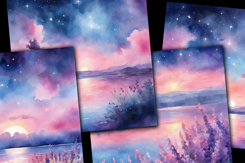 watercolor-night-skies