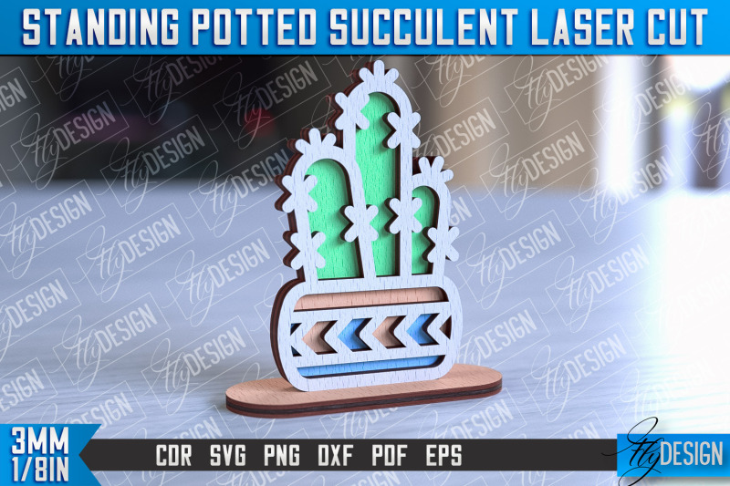 standing-potted-succulent-decorative-succulent-laser-cut-design