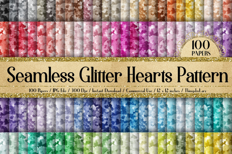 100-seamless-glitter-hearts-pattern-digital-papers