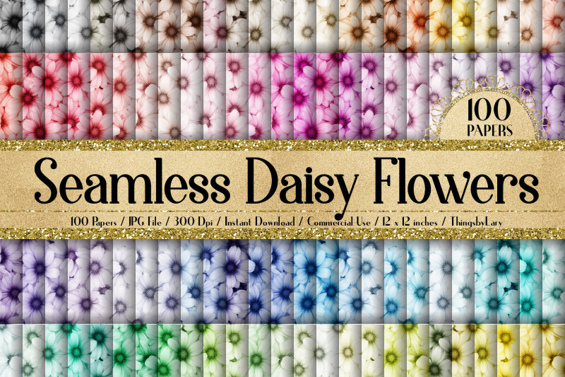 100-seamless-daisy-flowers-digital-papers