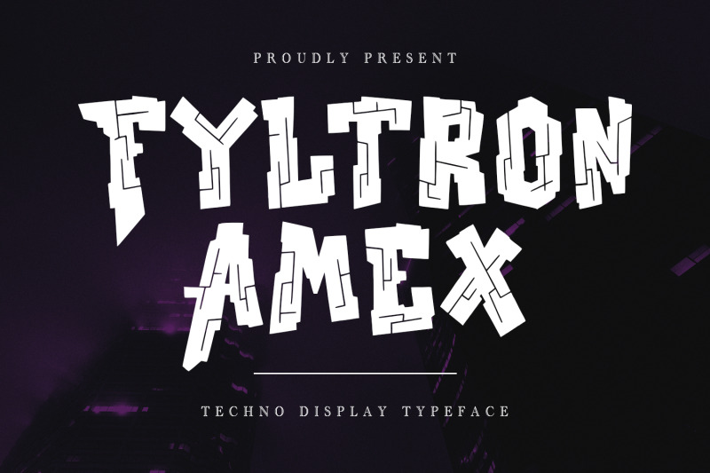 fyltron-amex-techno-display-typeface