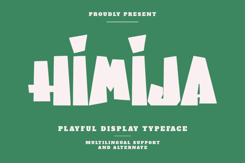 himija-playful-display-typeface