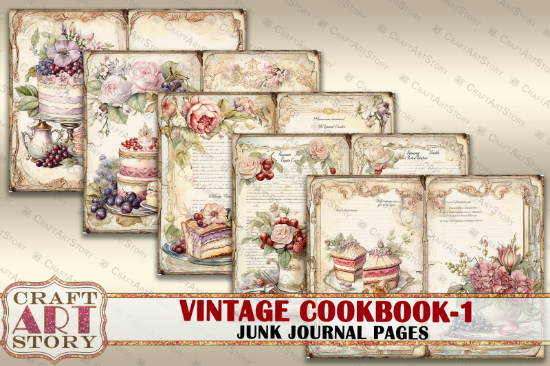 vintage-cookbook-junk-journal-cooking-pages-1