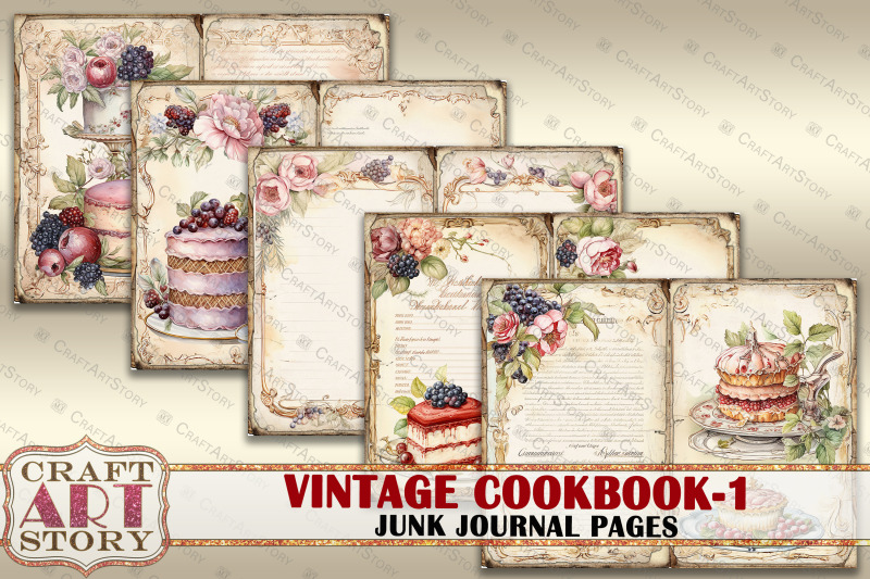 vintage-cookbook-junk-journal-cooking-pages-1