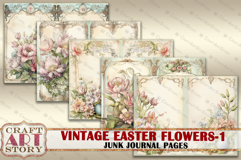 vintage-easter-flowers-1-junk-journal-pages