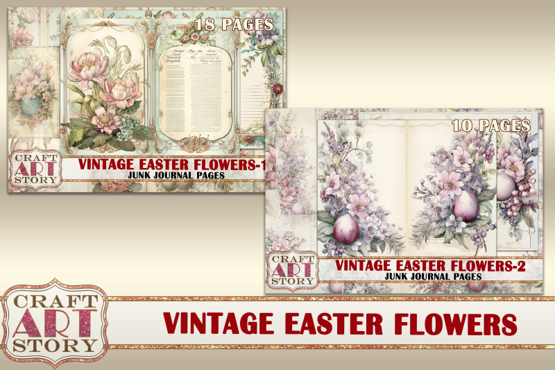 vintage-easter-flowers-1-junk-journal-pages