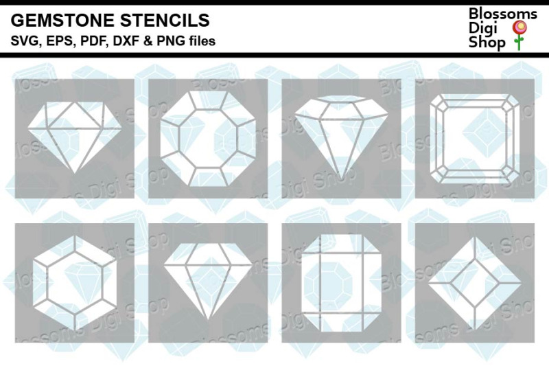 gemstone-stencils-svg-eps-pdf-dxf-amp-png-files