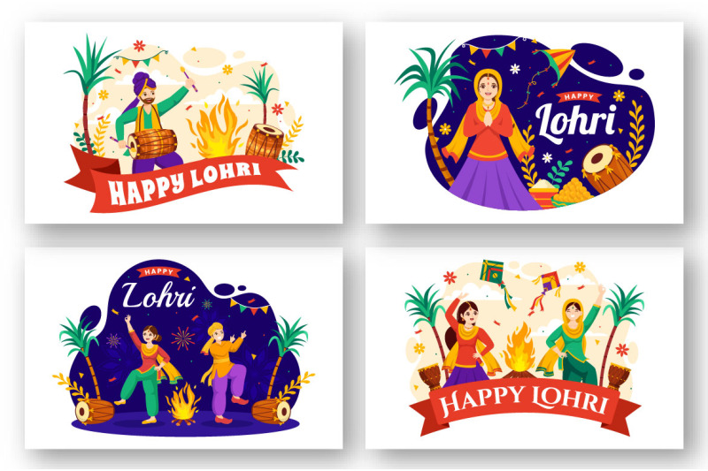 12-happy-lohri-festival-illustration