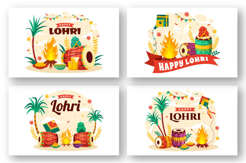 12-happy-lohri-festival-illustration