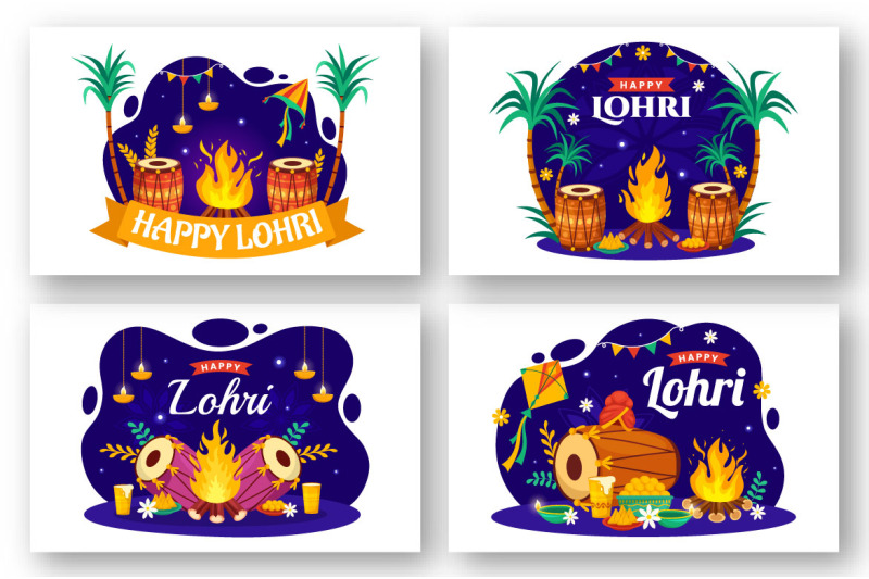 12-happy-lohri-festival-illustration