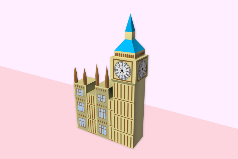 big-ben-clock-tower-3d-papercraft