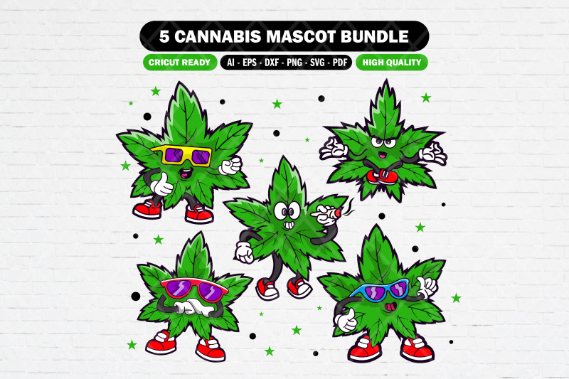 set-of-cannabis-marijuana-cartoon-mascot