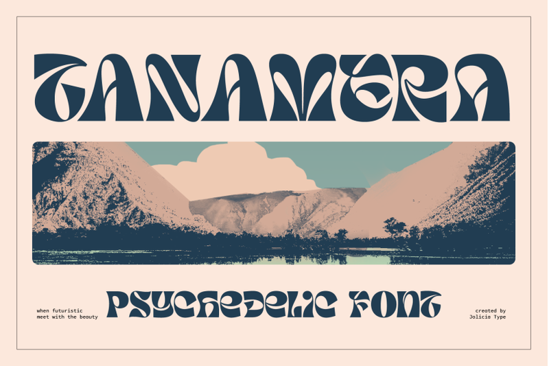 tanamera-psychedelic-font