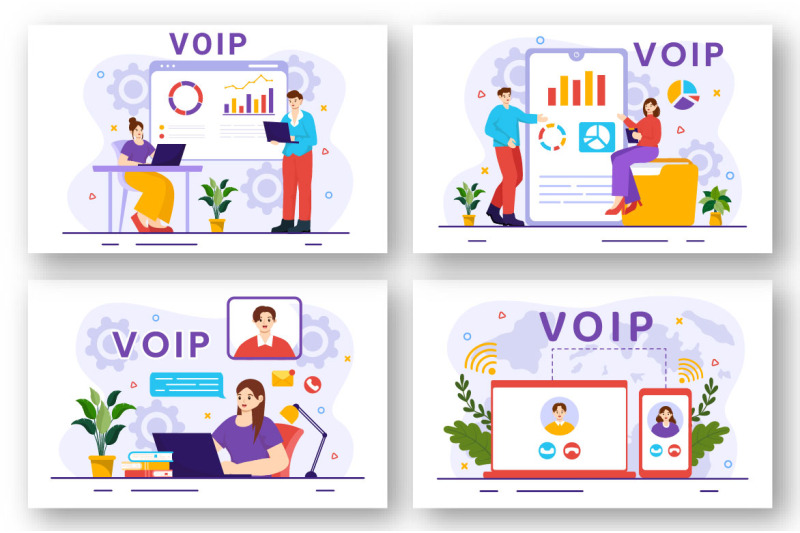 12-voip-or-voice-over-internet-protocol-illustration