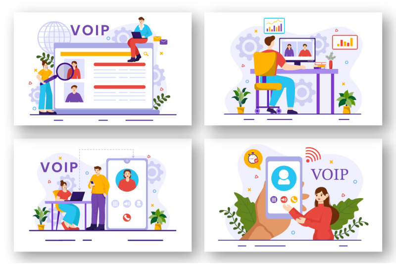 12-voip-or-voice-over-internet-protocol-illustration