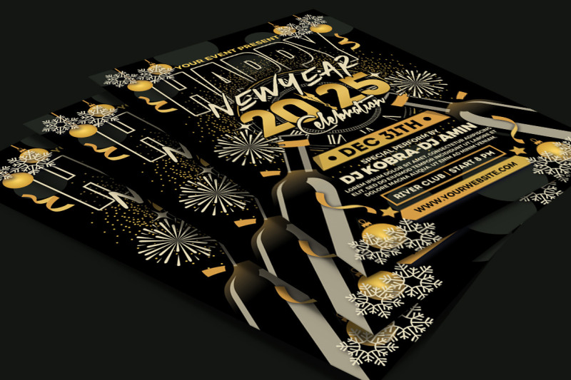 new-year-party-celebration-flyer-2025