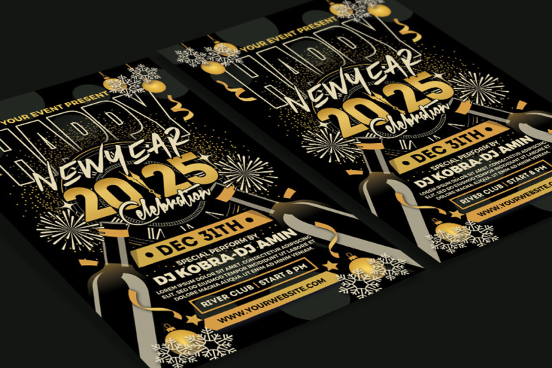 new-year-party-celebration-flyer-2025