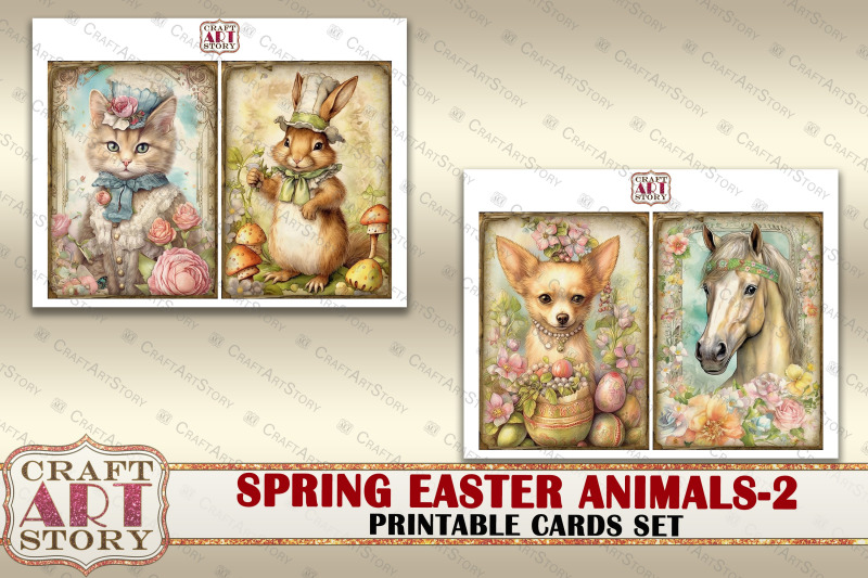 vintage-spring-easter-printable-cards-set-2-printables