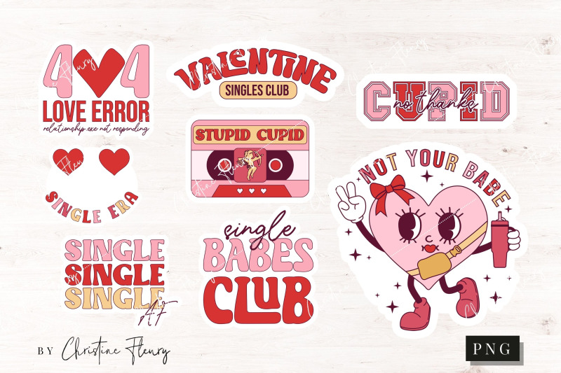 retro-anti-valentine-sticker-png-bundle