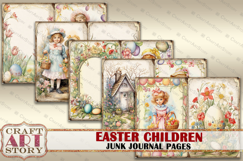 easter-children-junk-journal-kit-printable-collage-pages