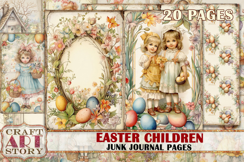 easter-children-junk-journal-kit-printable-collage-pages