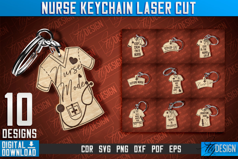 nurse-keychain-laser-cut-design-nurse-laser-cut-cnc-file