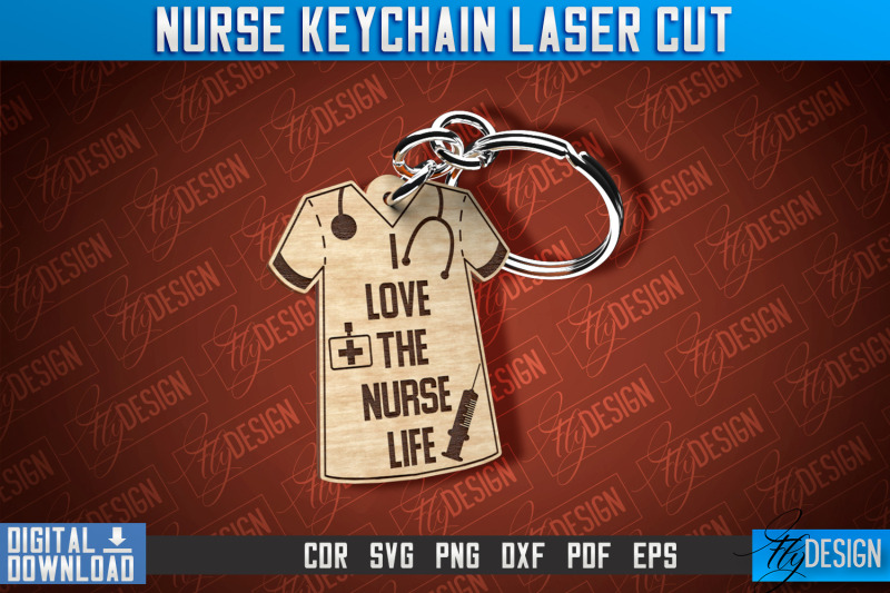 nurse-keychain-laser-cut-design-nurse-laser-cut-cnc-file