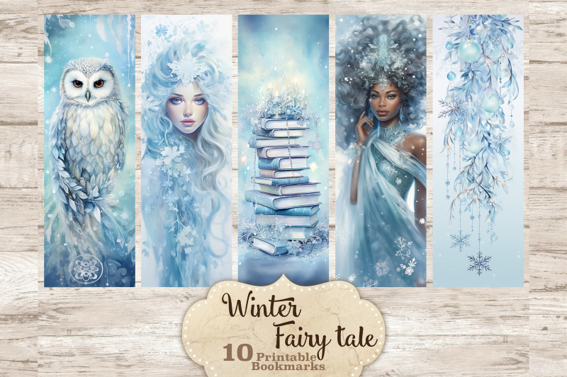 winter-fairy-tale-bookmarks-booklover-bookmarks