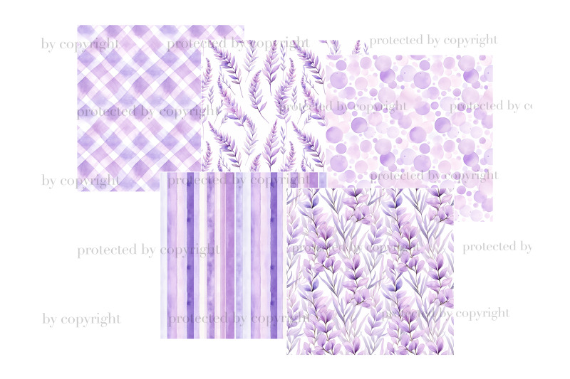 lavender-digital-paper-lilac-seamless-pattern