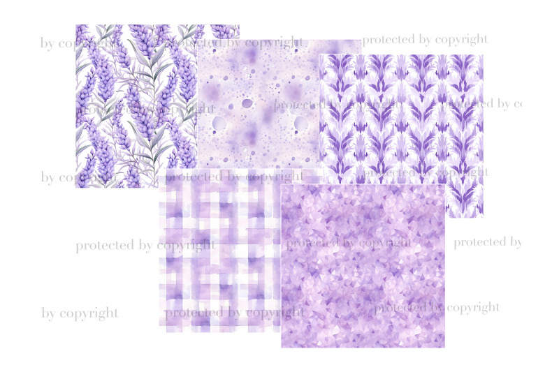 lavender-digital-paper-lilac-seamless-pattern