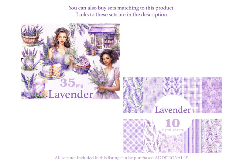 lavender-digital-paper-lilac-seamless-pattern