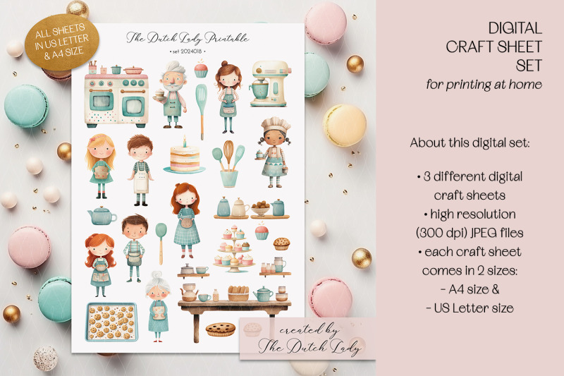 printable-craft-sheets-cute-bakery-shop-theme
