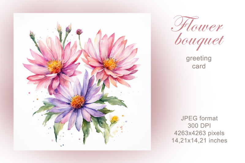 flowers-bouquet-watercolor-greeting-card-illustration