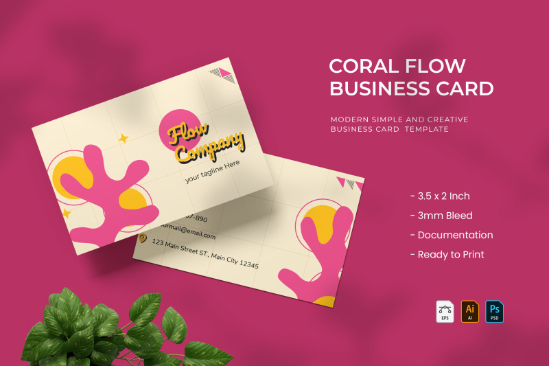 coral-flow-business-card