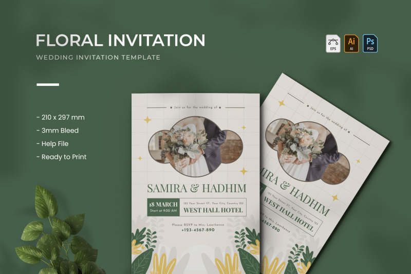 floral-wedding-invitation